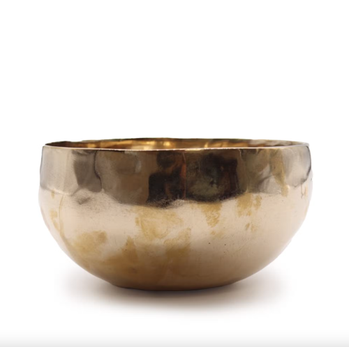 Duża Błyszcząca Ręcznie Robiona Misa Dźwiękowa 17cm (Tib-126)