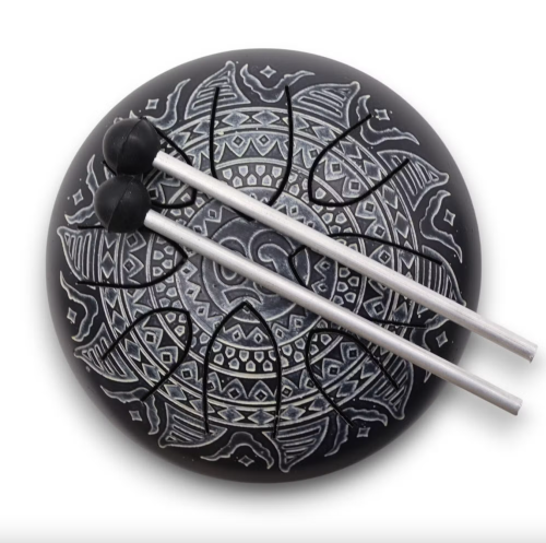 Bębenek Językowy Hapi-05 - Mandala Grawerowany - Tanque Drum