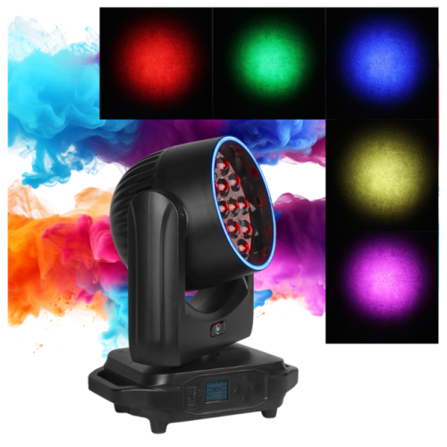 LIGHT4ME SKY WASH 19x15W RGBW głowica ruchoma oświetlenie