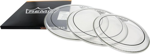 Remo ProPack Pinstripe 10, 12, 16 Clear - zestaw naciągów