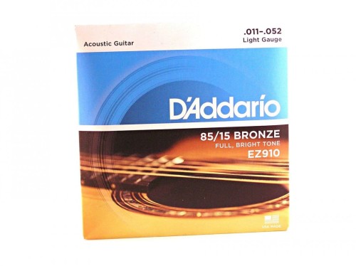 Daddario EZ910 (.011-.052) - struny do gitary akustycznej