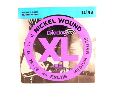 Daddario EXL115 (11-49) - struny do gitary elektrycznej