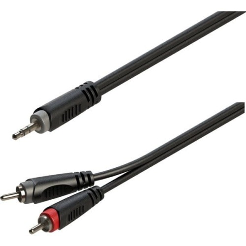 Roxtone RAYC150L6 - kable jack stereo 3.5 - 2xRCA 6m
