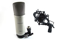 Novox NC-1 - mikrofon pojemnościowy USB + Koszyk na mikrofon