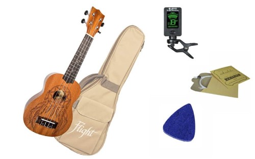 Flight NUS350DC - ukulele sopranowe + AKCESORIA