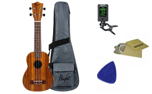 Flight NUS200 - ukulele sopranowe + AKCESORIA