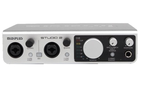 MidiPlus Studio 2 - interfejs audio