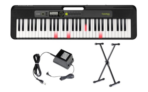 Casio LK-S250 - keyboard z dynamiczną i podświetlaną klawiaturą + STATYW