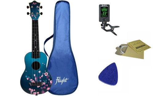 Flight TUS32 Sakura - ukulele sopranowe + AKCESORIA
