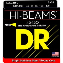 DR Hi-Beams (45-130) - struny do gitary basowej 5 strunowej