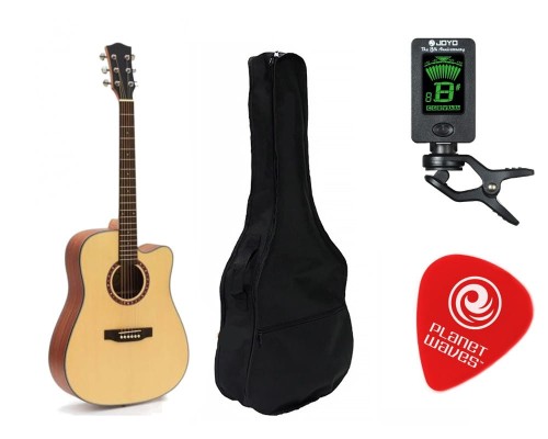 Riverwest G-411 - Gitara Akustyczna + AKCESORIA