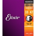 Elixir Nanoweb Phosphor Bronze (10-47) - struny do gitary akustycznej