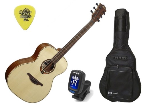 LAG T70A - gitara akustyczna + AKCESORIA