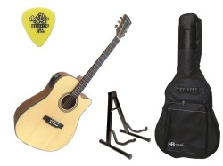 Riverwest G-411E - Gitara ElektroAkustyczna + AKCESORIA