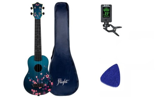 Flight TUSL32 Sakura - ukulele sopranowo-koncertowe + AKCESORIA