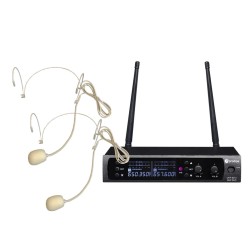 Prodipe B210 Headset DUO DSP F5 - zestaw nagłownych mikrofonów bezprzewodowych