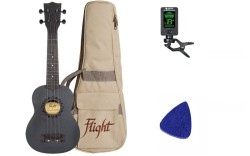 Flight NUS310 Blackbird - ukulele sopranowe + AKCESORIA