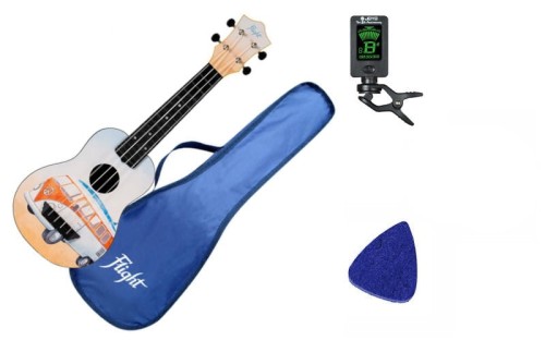 Flight TUS25 BUS - ukulele sopranowe + AKCESORIA