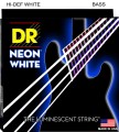 DR Neon White (45-105) - struny do gitary basowej