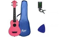 Flight TUS35 PK - Ukulele Sopranowe + AKCESORIA