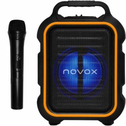 Novox Mobilite Orange - kolumna aktywna z mikrofonem MP3