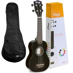 Stagg US-Night - ukulele sopranowe + POKROWIEC