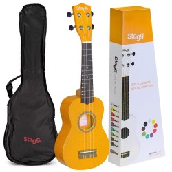 Stagg US-Lemon - ukulele sopranowe + POKROWIEC