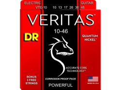 DR Veritas 10-46 - powlekane struny do gitary elektrycznej