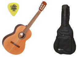 Alhambra Lagant - hiszpańska gitara klasyczna 4/4 + AKCESORIA SET2
