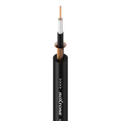 Roxtone GC010 Black - przewód instrumentalny 1 metr