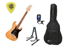 Ever Play ST-2 NT - gitara elektryczna + AKCESORIA I