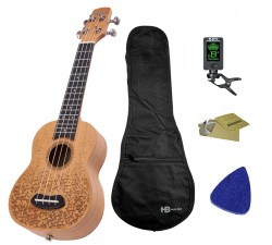 Laila UFG-2111-C RainSquare - ukulele sopranowe + AKCESORIA
