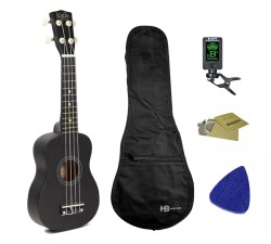 Korala UKS-15 BK - ukulele sopranowe + AKCESORIA