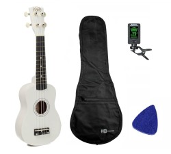 Korala UKS-15 WH - ukulele sopranowe + AKCESORIA