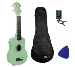 Korala UKS-15 GN - ukulele sopranowe + AKCESORIA