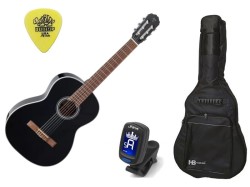 Takamine GC2 BLK - gitara klasyczna + AKCESORIA SET1